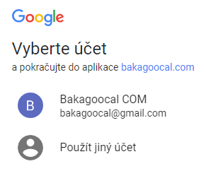 BakaGooCal Google Login